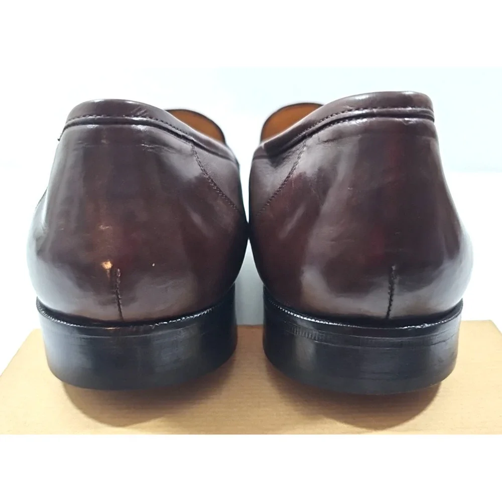 Johnston & Murphy ~Men's Size 11.5M~ Brown Tassel Leather Loafers Shoes #15 2206